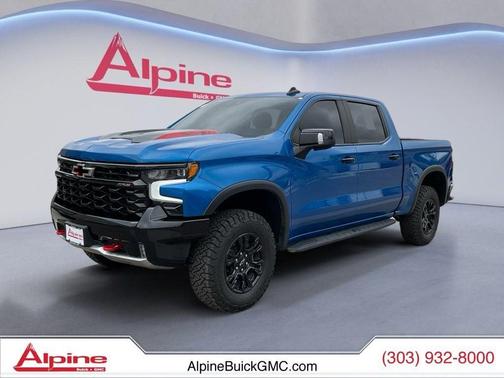 Glacier Blue Metallic 2022 Chevrolet Silverado 1500 ZR2