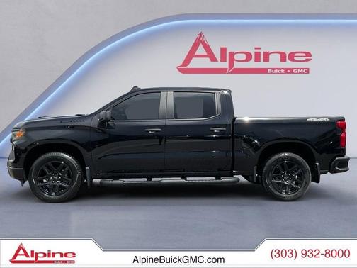 Black 2024 Chevrolet Silverado 1500 Custom