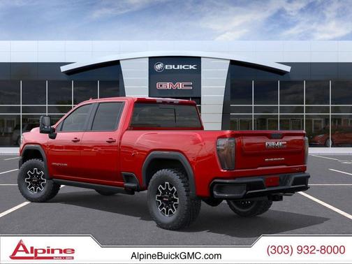 Volcanic Red Tintcoat 2026 GMC Sierra 2500 AT4X