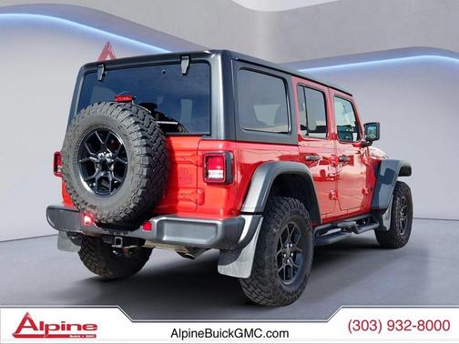 Firecracker Red 2024 Jeep Wrangler Sport
