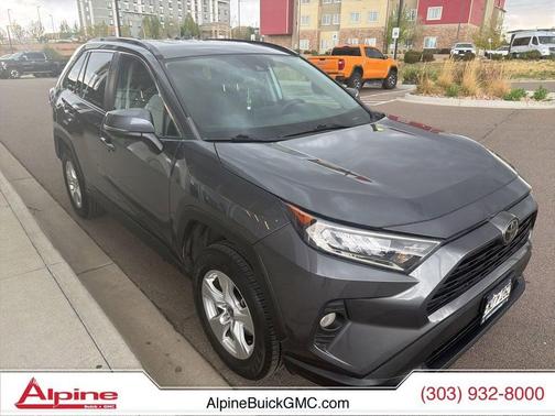 Gray 2021 Toyota RAV4 XLE