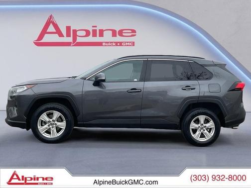 Gray 2021 Toyota RAV4 XLE