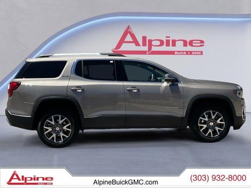 Light Stone Metallic 2022 GMC Acadia AWD SLE