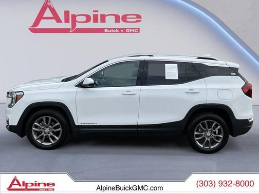 Summit White 2023 GMC Terrain SLT