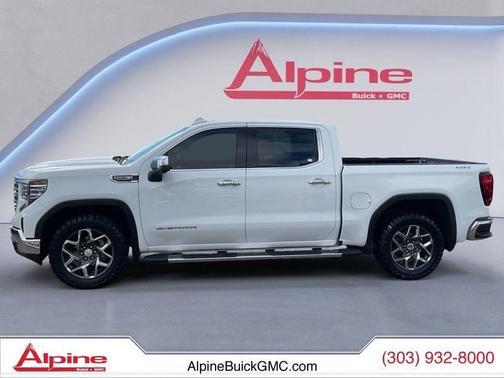 Summit White 2022 GMC Sierra 1500 SLT
