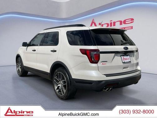 WHITE PLATINUM MET TRI-COAT 2019 Ford Explorer Sport