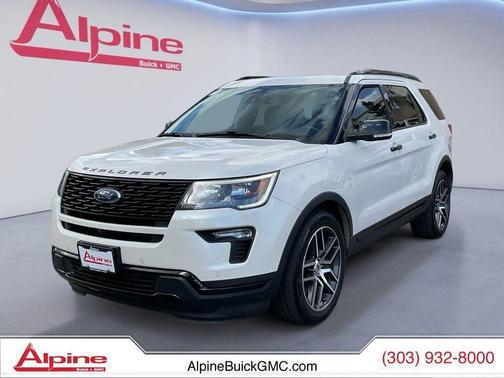 WHITE PLATINUM MET TRI-COAT 2019 Ford Explorer Sport