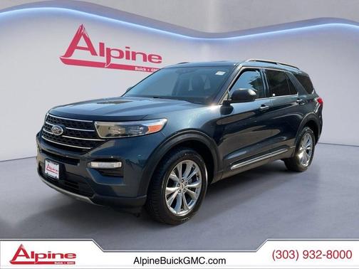 Stone Blue Metallic 2023 Ford Explorer XLT