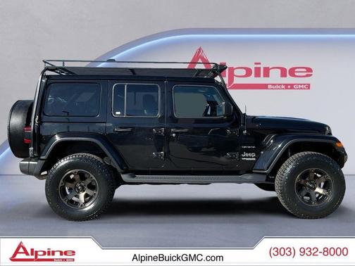 Black Clearcoat 2020 Jeep Wrangler Unlimited Sahara