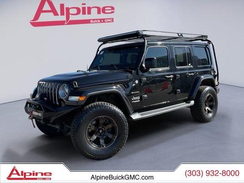 Black Clearcoat 2020 Jeep Wrangler Unlimited Sahara