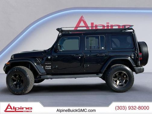 Black Clearcoat 2020 Jeep Wrangler Unlimited Sahara