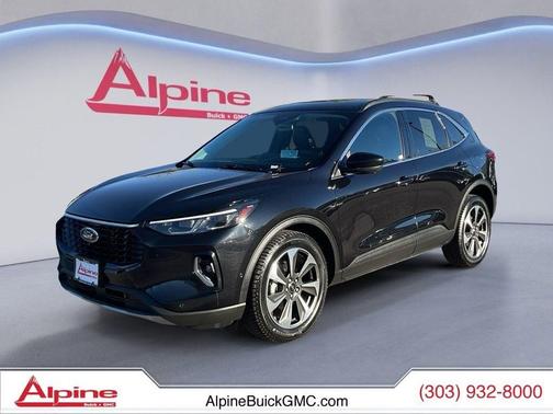 AGATE BLACK METALLIC 2023 Ford Escape Platinum