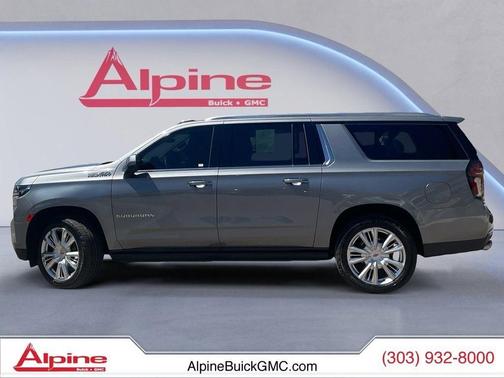 Satin Steel Metallic 2021 Chevrolet Suburban 4WD High Country