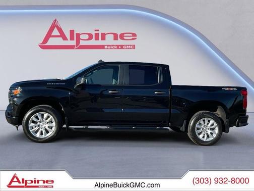 Black 2023 Chevrolet Silverado 1500 Custom