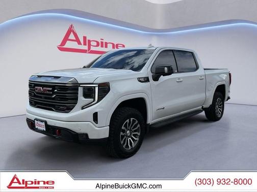 Summit White 2023 GMC Sierra 1500 AT4
