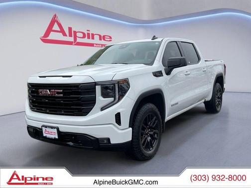 Summit White 2025 GMC Sierra 1500 Elevation