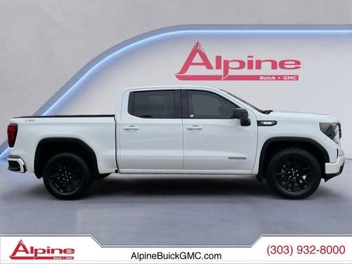 Summit White 2025 GMC Sierra 1500 Elevation