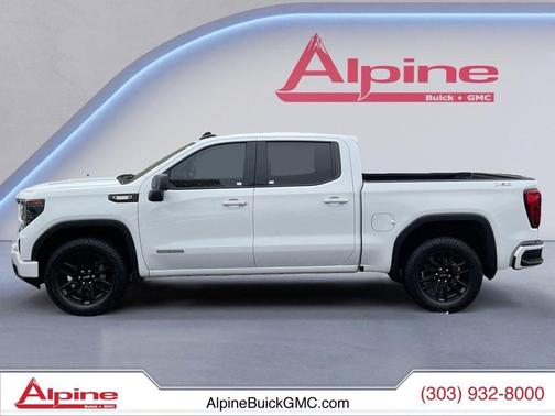 Summit White 2025 GMC Sierra 1500 Elevation