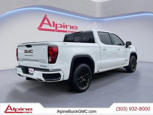 Summit White 2025 GMC Sierra 1500 Elevation