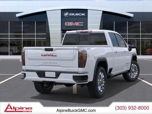 Glacier White Tricoat 2026 GMC Sierra 2500 Denali Ultimate