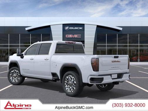 Glacier White Tricoat 2026 GMC Sierra 2500 Denali Ultimate