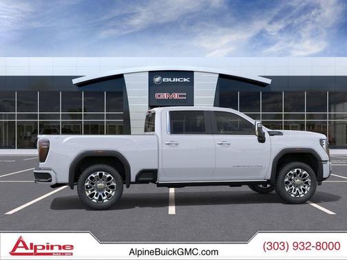 Glacier White Tricoat 2026 GMC Sierra 2500 Denali Ultimate