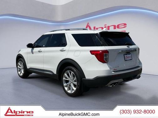 STAR WHITE MET TRI-COAT 2023 Ford Explorer Platinum