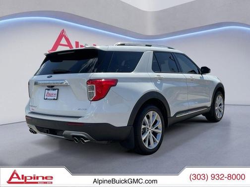 STAR WHITE MET TRI-COAT 2023 Ford Explorer Platinum