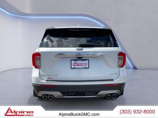 STAR WHITE MET TRI-COAT 2023 Ford Explorer Platinum