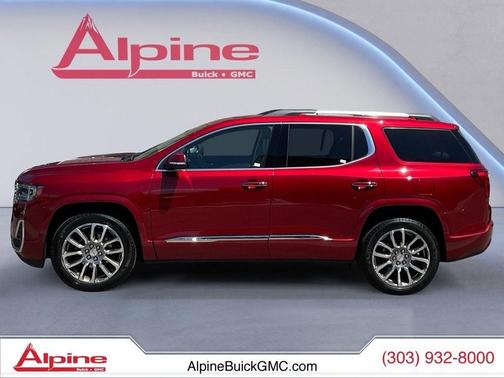 Volcanic Red Tintcoat 2023 GMC Acadia Denali