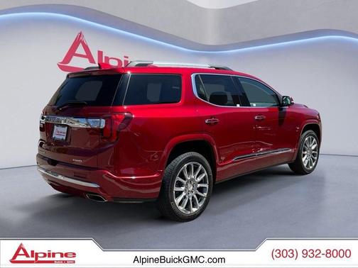 Volcanic Red Tintcoat 2023 GMC Acadia Denali