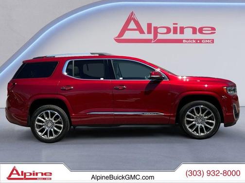 Volcanic Red Tintcoat 2023 GMC Acadia Denali