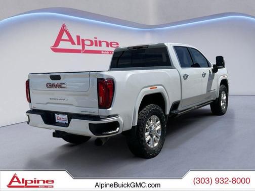 White Frost Tricoat 2023 GMC Sierra 3500 Denali