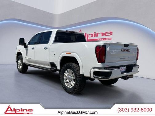 White Frost Tricoat 2023 GMC Sierra 3500 Denali