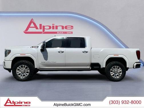 White Frost Tricoat 2023 GMC Sierra 3500 Denali