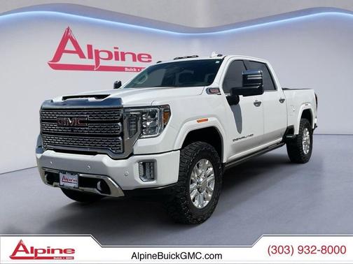 White Frost Tricoat 2023 GMC Sierra 3500 Denali