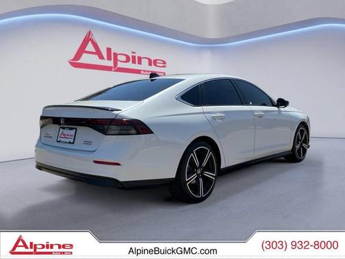 Platinum White Pearl 2023 Honda Accord Hybrid Sport