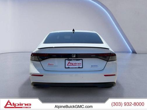 Platinum White Pearl 2023 Honda Accord Hybrid Sport