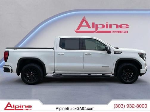 Summit White 2024 GMC Sierra 1500 Elevation