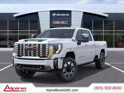 Glacier White Tricoat 2026 GMC Sierra 3500 Denali
