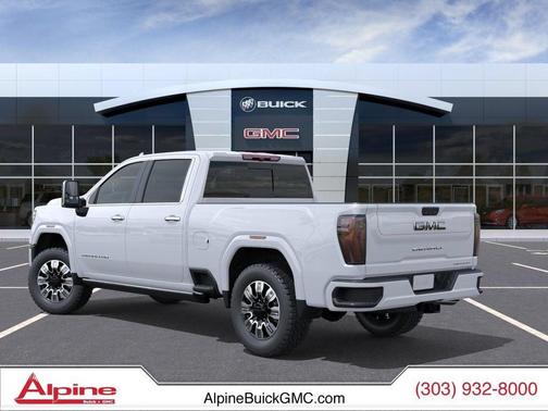 Glacier White Tricoat 2026 GMC Sierra 3500 Denali