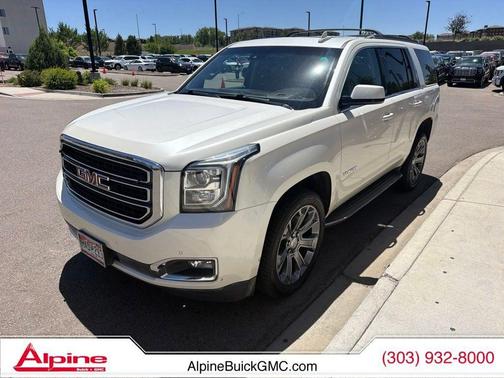 White Diamond Tricoat 2015 GMC Yukon SLT