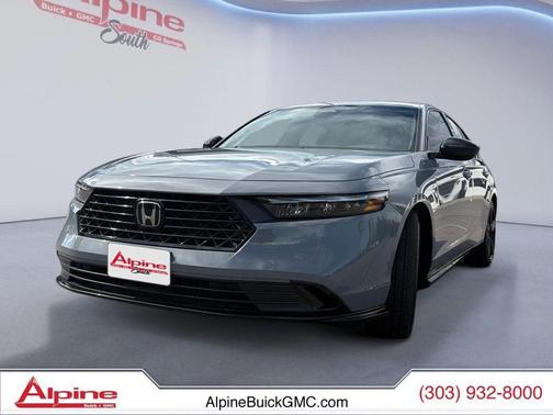 Platinum White Pearl 2025 Honda Accord Hybrid Sport-L Sedan