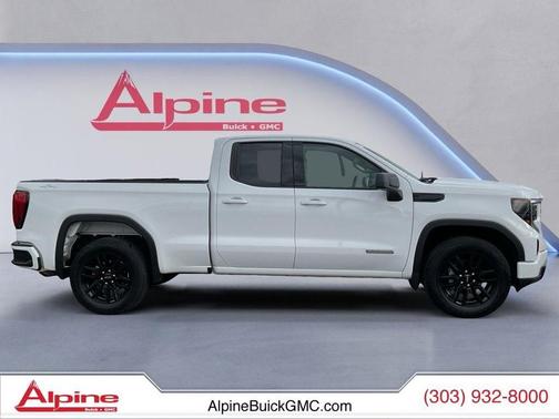 Summit White 2023 GMC Sierra 1500 Elevation