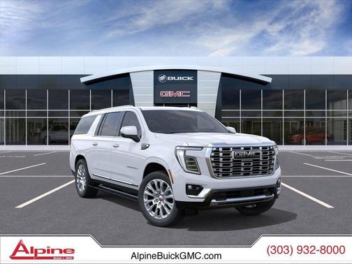 Glacier White Tricoat 2026 GMC Yukon XL Denali SUV