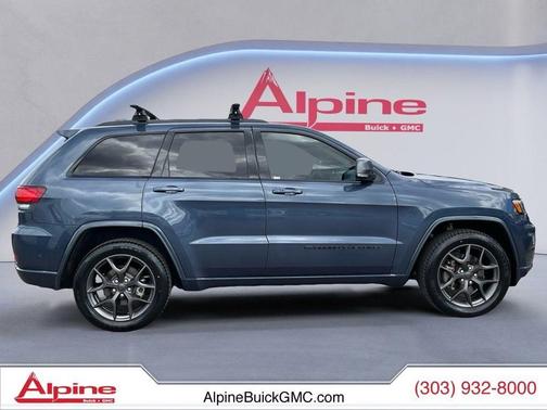 Slate Blue Pearlcoat 2021 Jeep Grand Cherokee 80th Anniversary 4x4