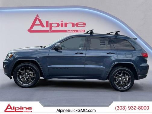 Slate Blue Pearlcoat 2021 Jeep Grand Cherokee 80th Anniversary 4x4