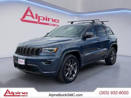 Slate Blue Pearlcoat 2021 Jeep Grand Cherokee 80th Anniversary 4x4