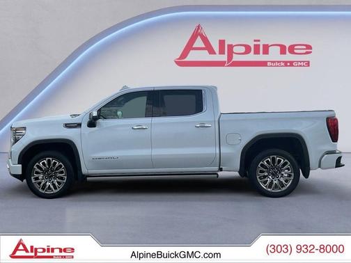Glacier White Tricoat 2026 GMC Sierra 1500 Denali Ultimate