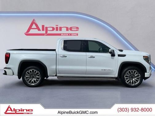 Glacier White Tricoat 2026 GMC Sierra 1500 Denali Ultimate
